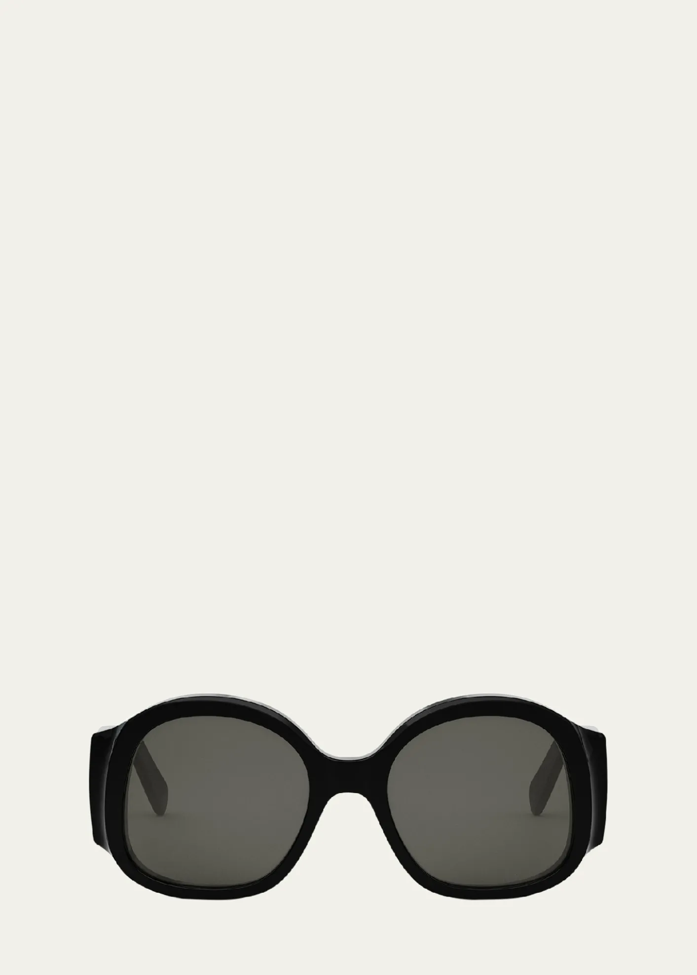 CelineMax Triomphe Round Acetate Sunglasses