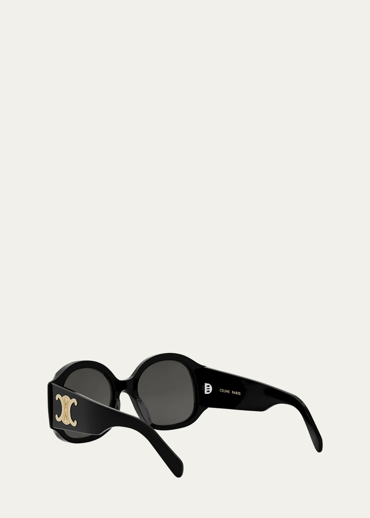 CelineMax Triomphe Round Acetate Sunglasses