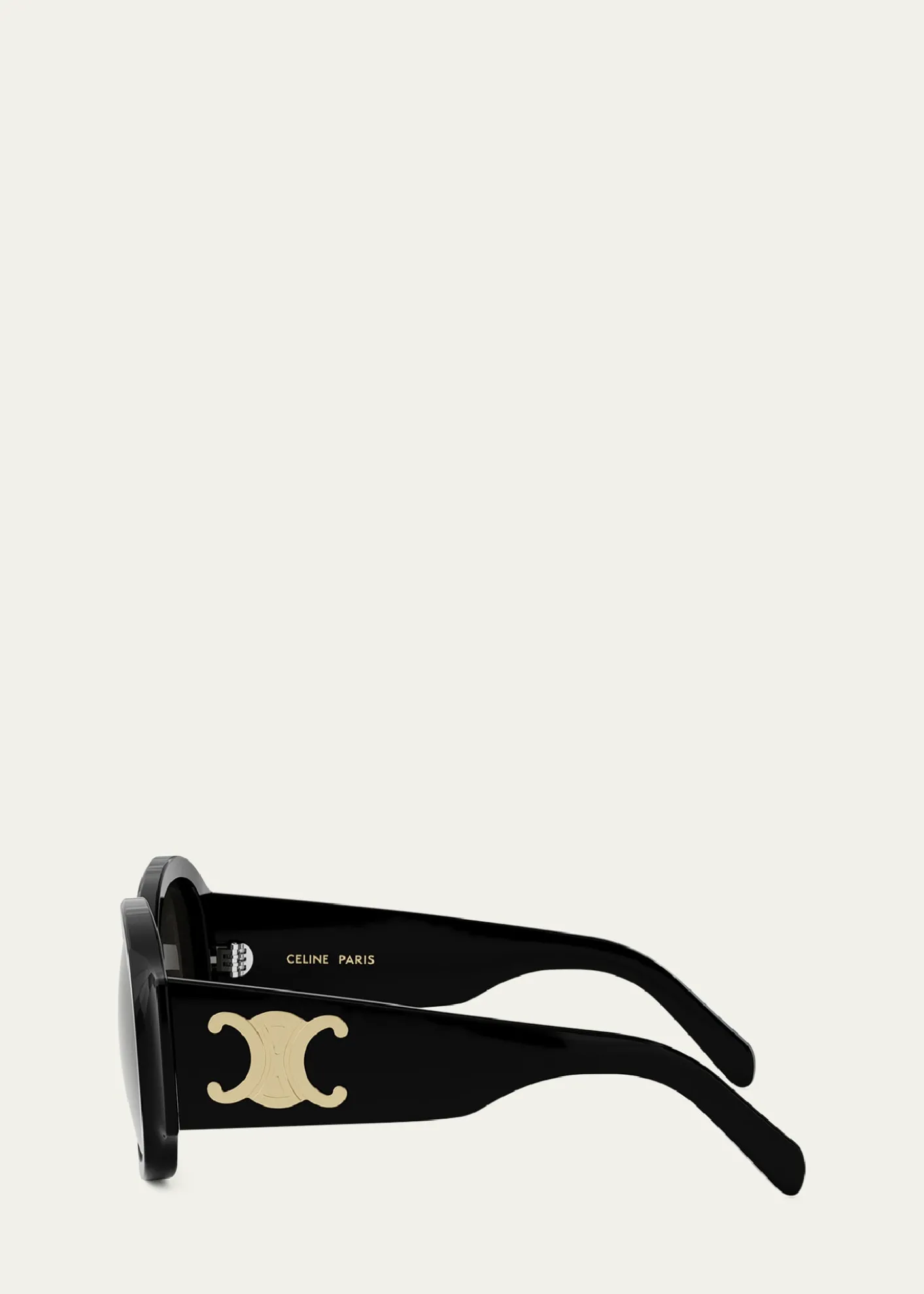 CelineMax Triomphe Round Acetate Sunglasses