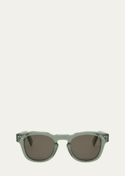CelineMen's Acetate Round Sunglasses