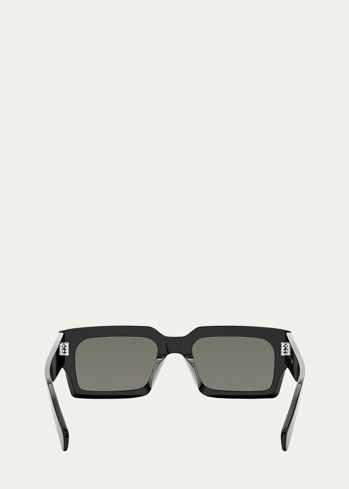 CelineMen's 3-Dot Acetate Rectangle Sunglasses
