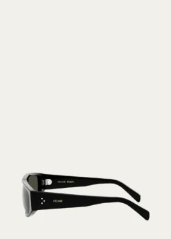 CelineMen's Animation Acetate Rectangle Sunglasses