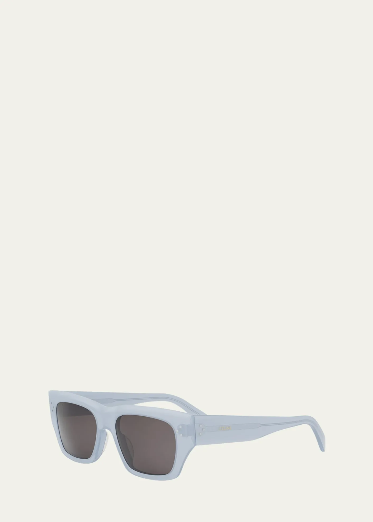 CelineMen's Bold 3 Dots Square Sunglasses