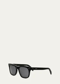 CelineMen's Celine Thin Acetate Square Sunglasses