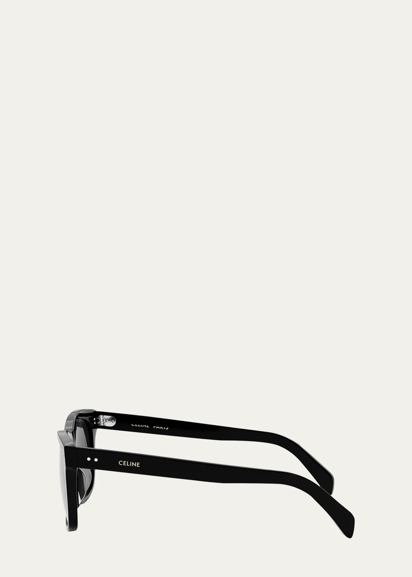 CelineMen's Celine Thin Acetate Square Sunglasses
