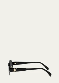 CelineMen's Triomphe Metal Oval Sunglasses