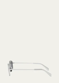 CelineMen's Triomphe Metal Rectangle Sunglasses