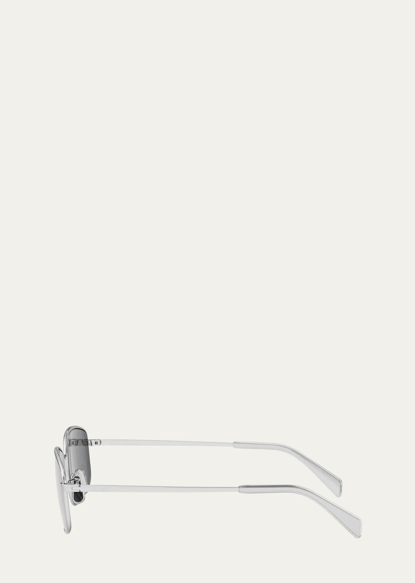 CelineMen's Triomphe Metal Rectangle Sunglasses