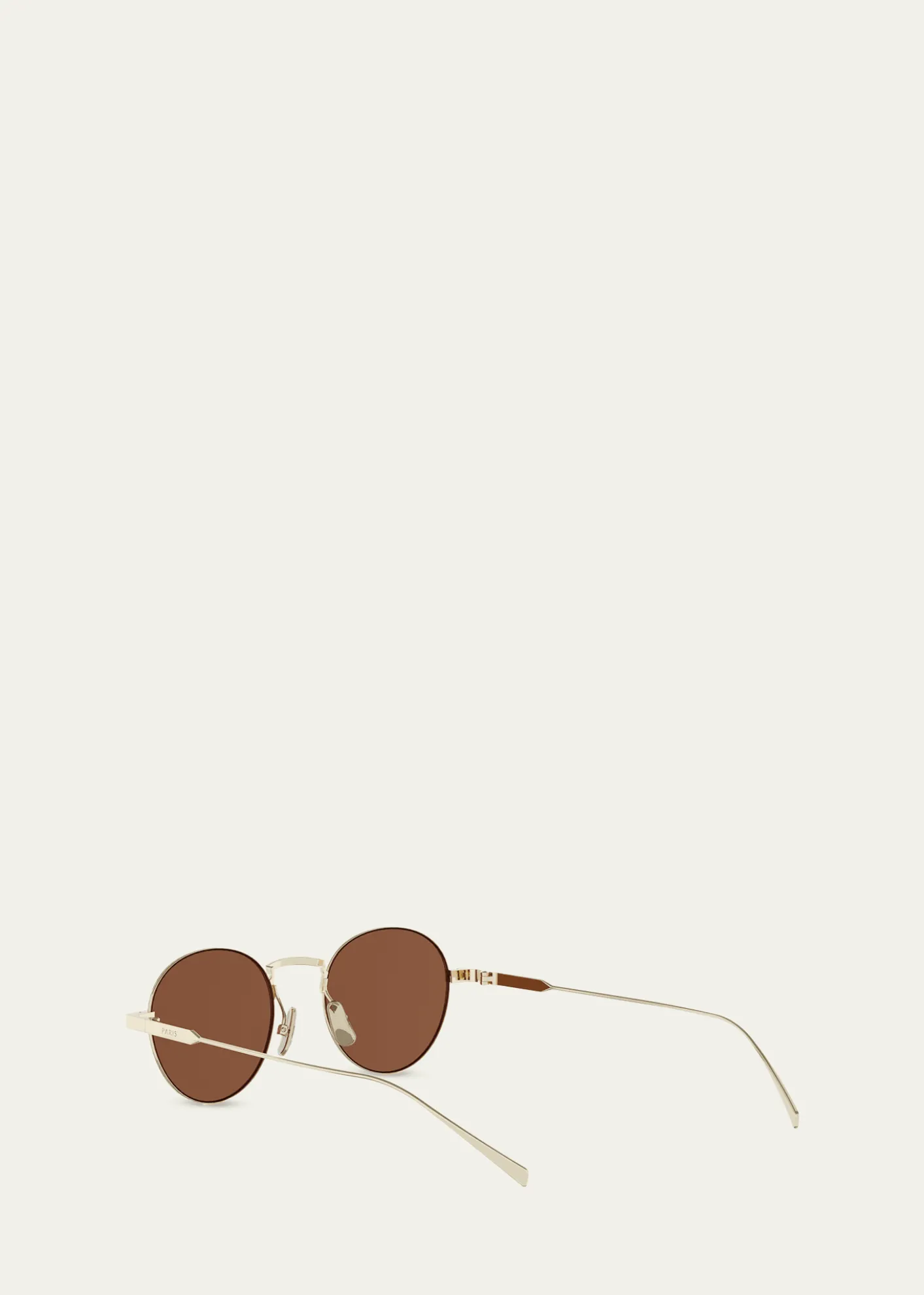 Celine49mm Metal Round Sunglasses