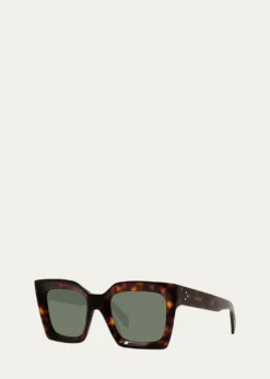 CelineRectangle Acetate Sunglasses