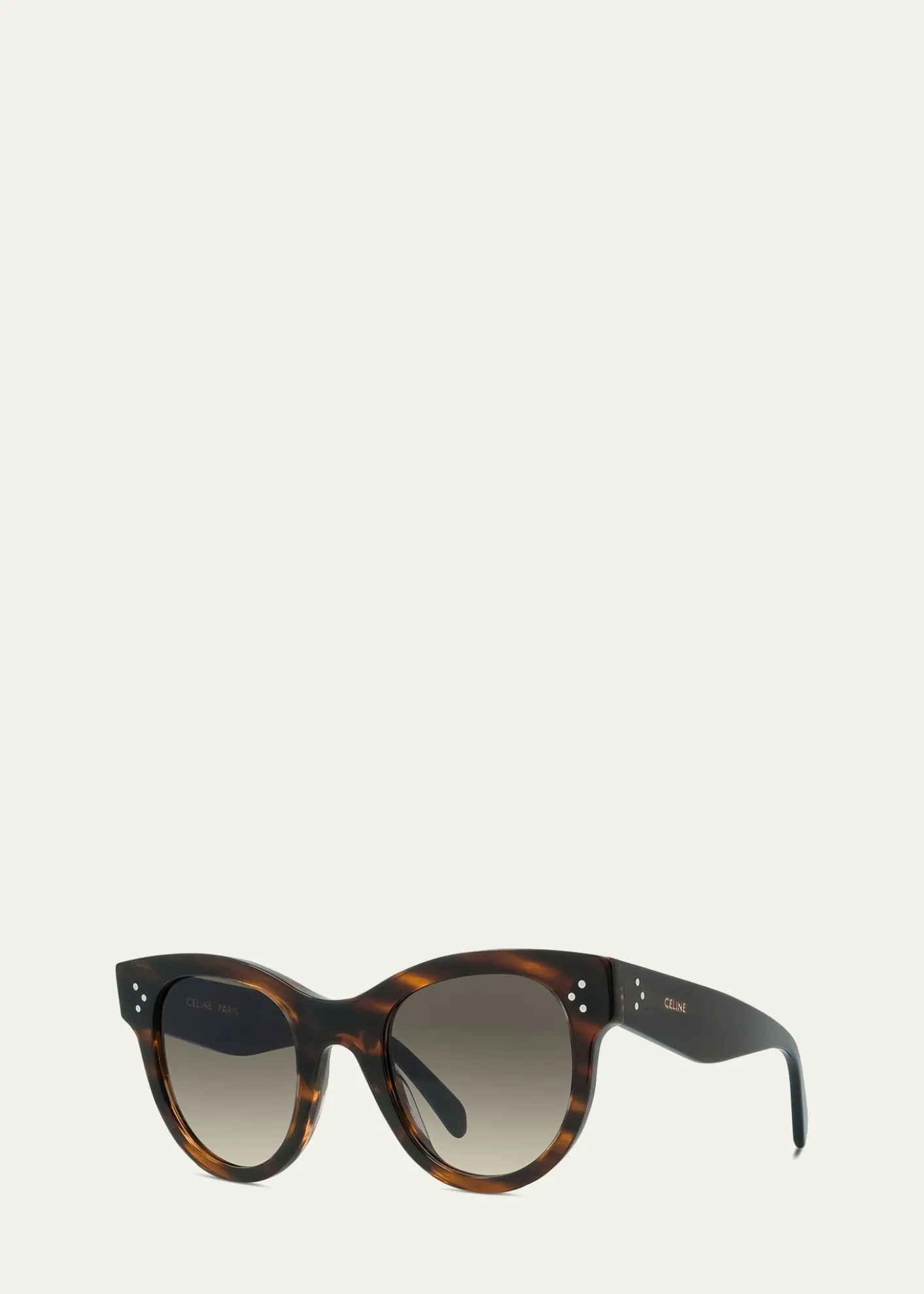 CelineTortoiseshell Acetate Cat-Eye Sunglasses