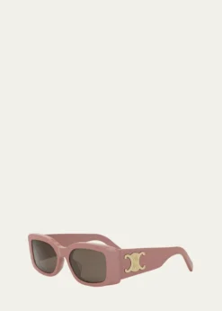 CelineTriomphe Acetate Rectangle Sunglasses