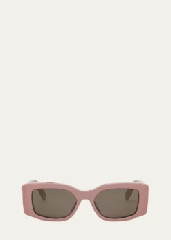 CelineTriomphe Acetate Rectangle Sunglasses