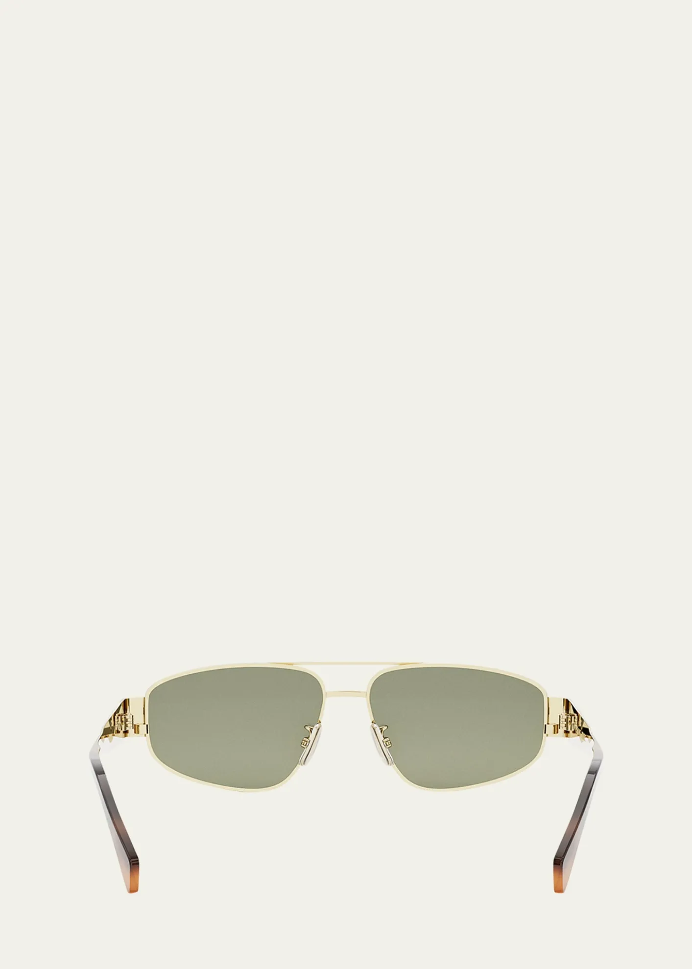 CelineTriomphe Metal Aviator Sunglasses