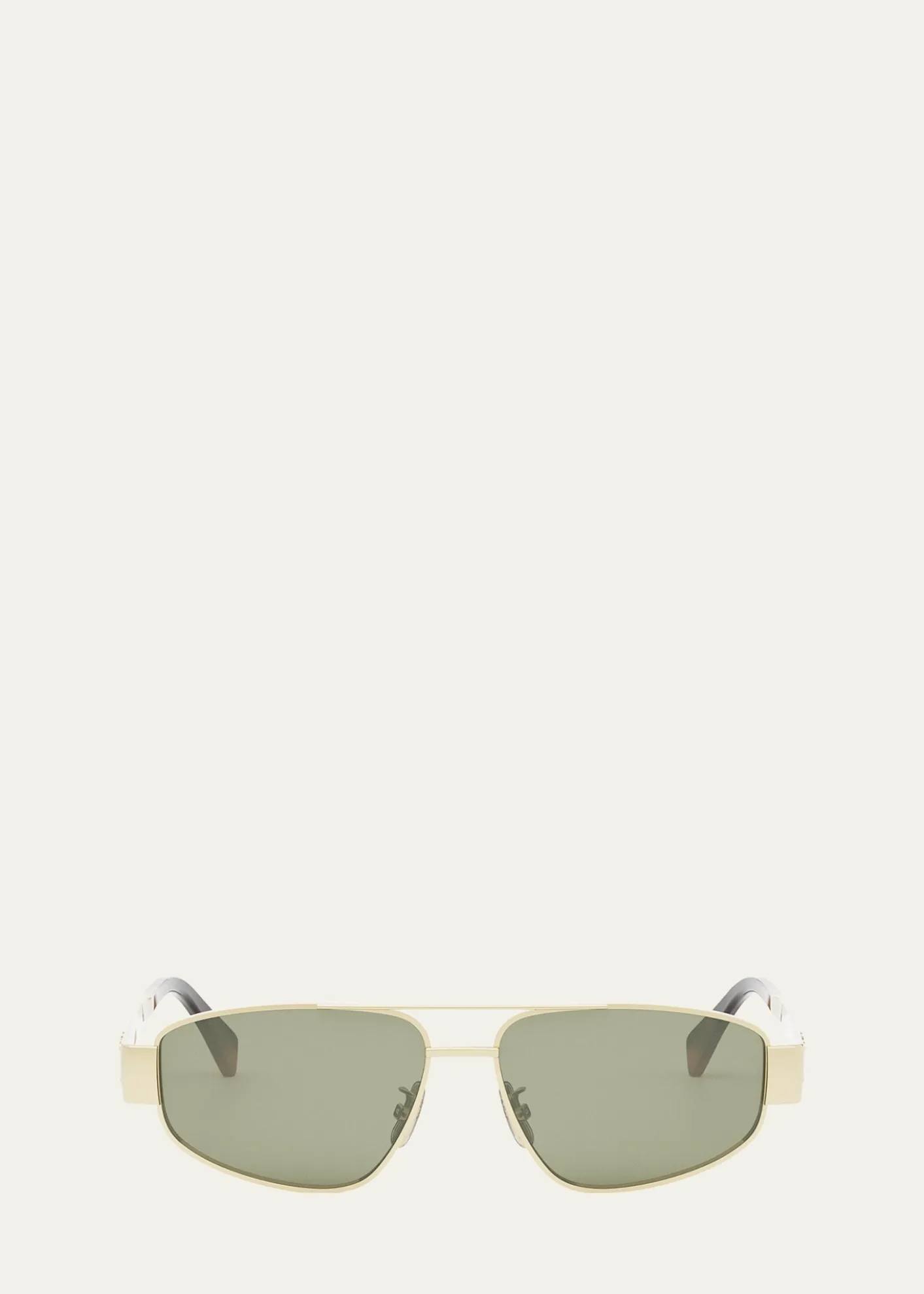 CelineTriomphe Metal Aviator Sunglasses