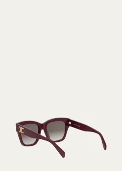 CelineTriomphe Acetate Square Sunglasses
