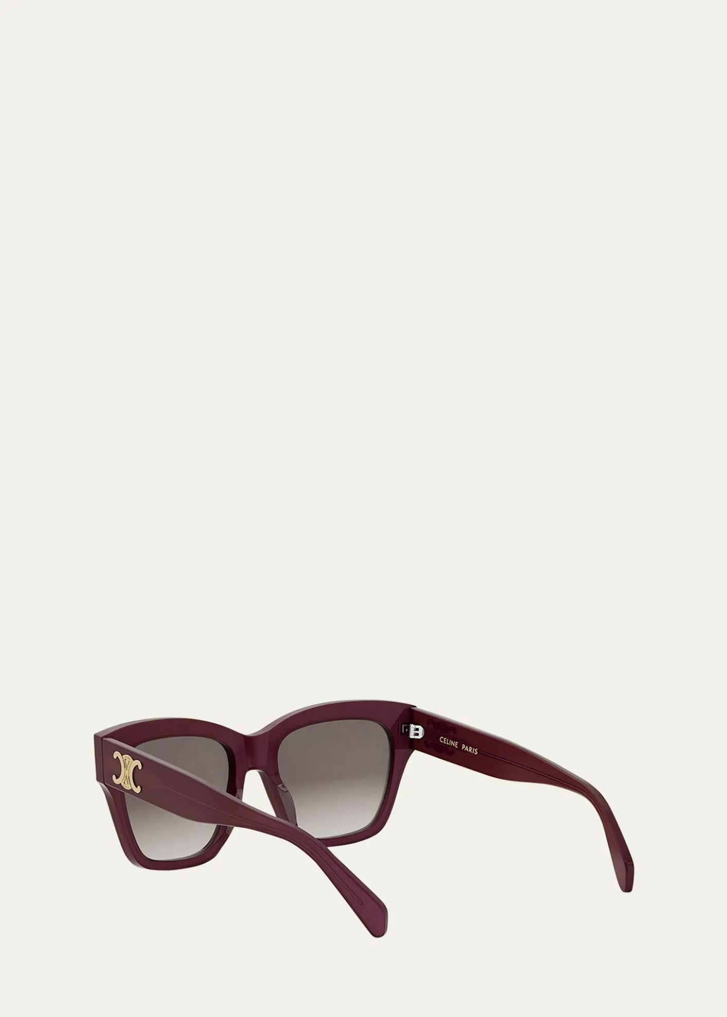CelineTriomphe Acetate Square Sunglasses