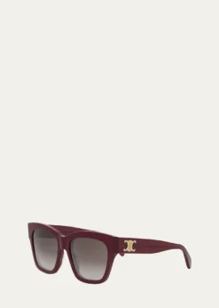 CelineTriomphe Acetate Square Sunglasses