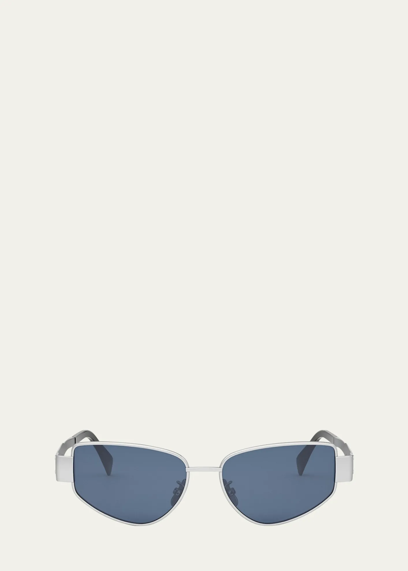 CelineTriomphe Metal Cat Eye Sunglasses