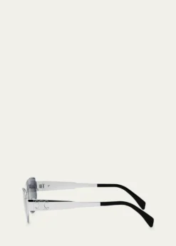 CelineTriomphe Metal Cat Eye Sunglasses