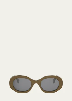 CelineTriomphe 52mm Oval Sunglasses