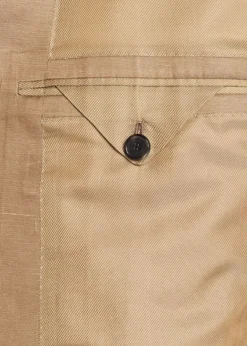 Cesare AttoliniMen's Linen and Silk Topstitch-Pocket Two-Piece Suit