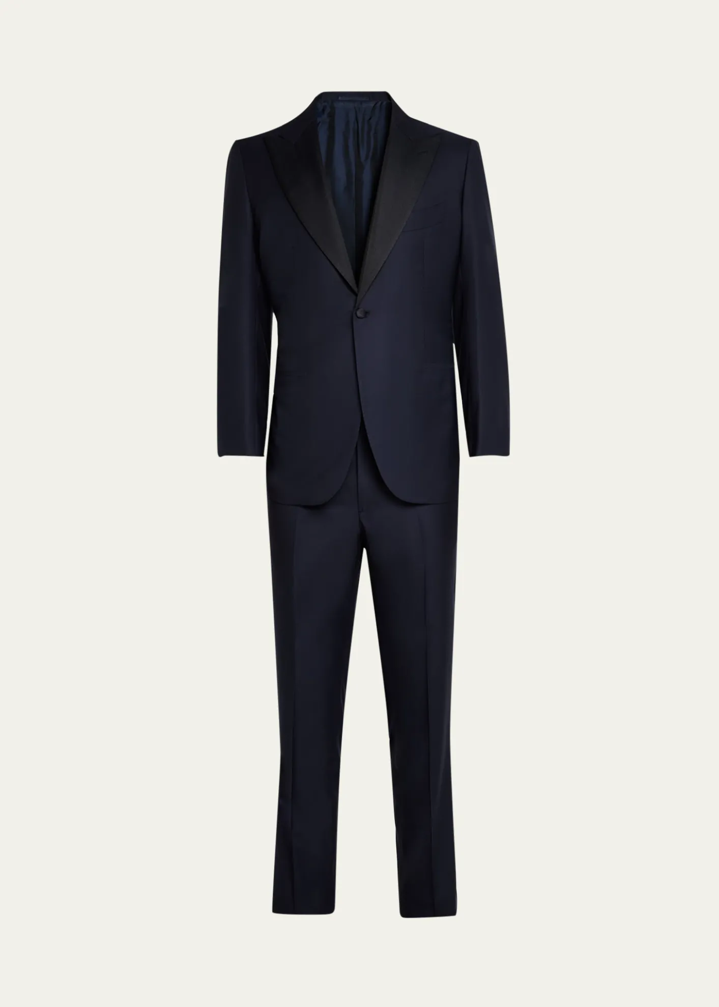 Cesare AttoliniMen's 150s Wool Grosgrain Tuxedo