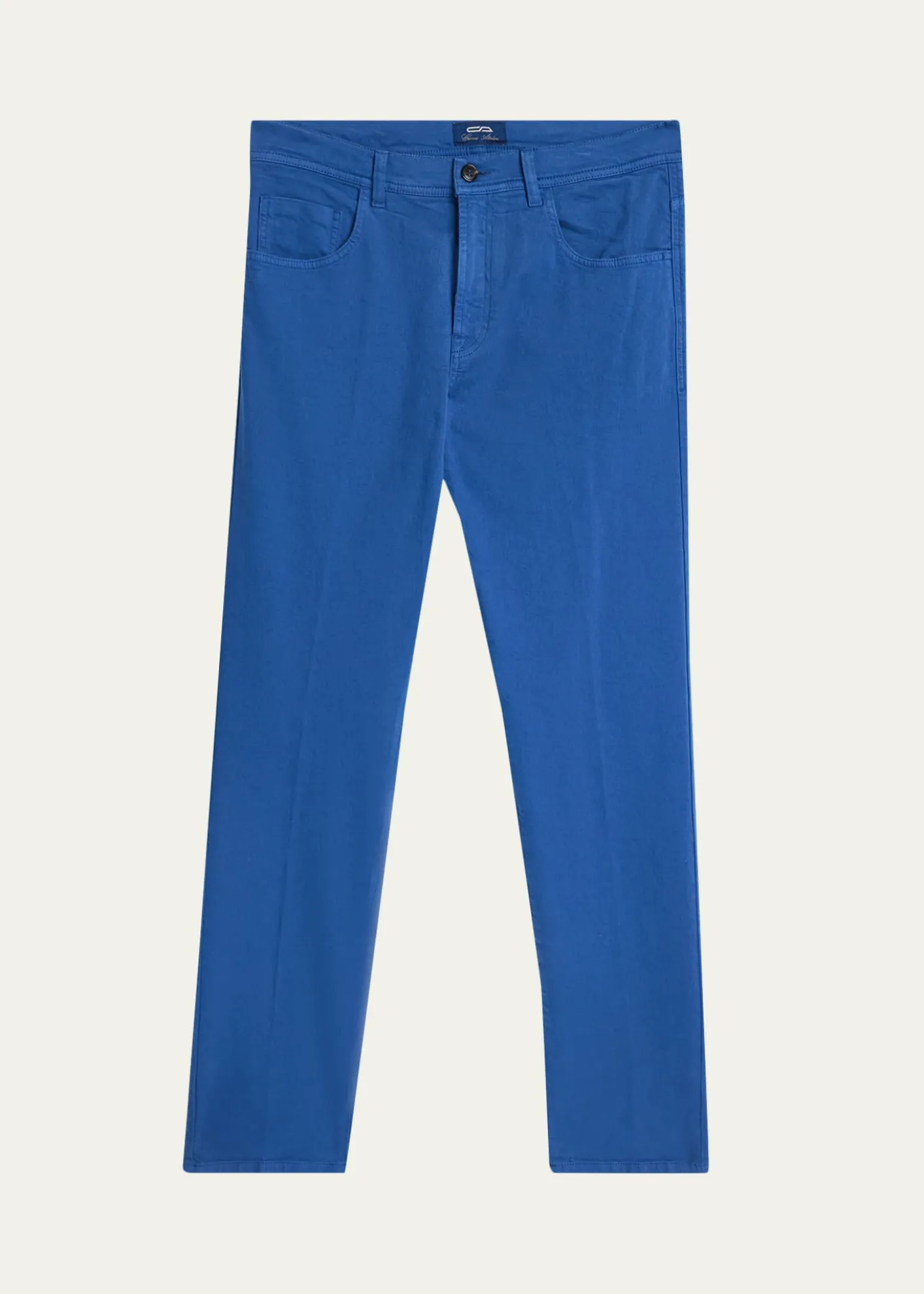 Cesare AttoliniMen's Cotton Bull Slim Straight-Leg Five-Pocket Pants