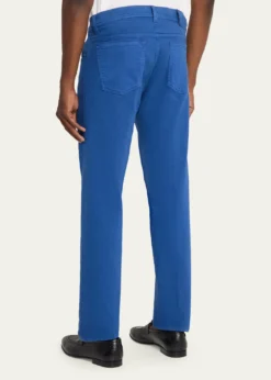 Cesare AttoliniMen's Cotton Bull Slim Straight-Leg Five-Pocket Pants