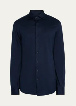 Cesare AttoliniMen's Cotton Jersey Sport Shirt