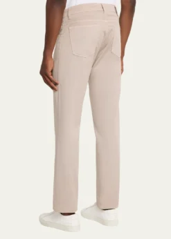 Cesare AttoliniMen's Cotton Slim Straight-Leg Five-Pocket Pants