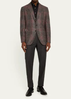 Cesare AttoliniMen's Melange Cashmere Twill Sport Coat