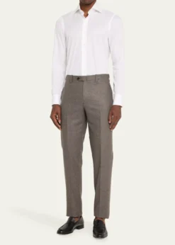 Cesare AttoliniMen's Solid Cotton Sport Shirt