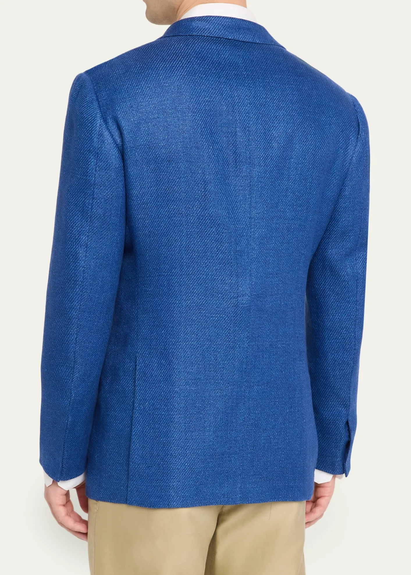 Cesare AttoliniMen's Tonal Herringbone Two-Button Jacket