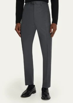 Cesare AttoliniMen's Wool Slim-Fit Trousers