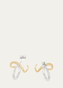 Charlotte ChesnaisBo Hana Gold Vermeil Single Earring