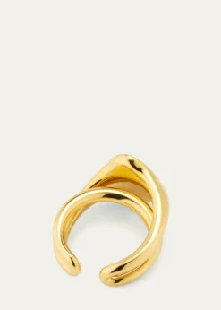 Charlotte ChesnaisChevaliere Initial Ring Two-Tone
