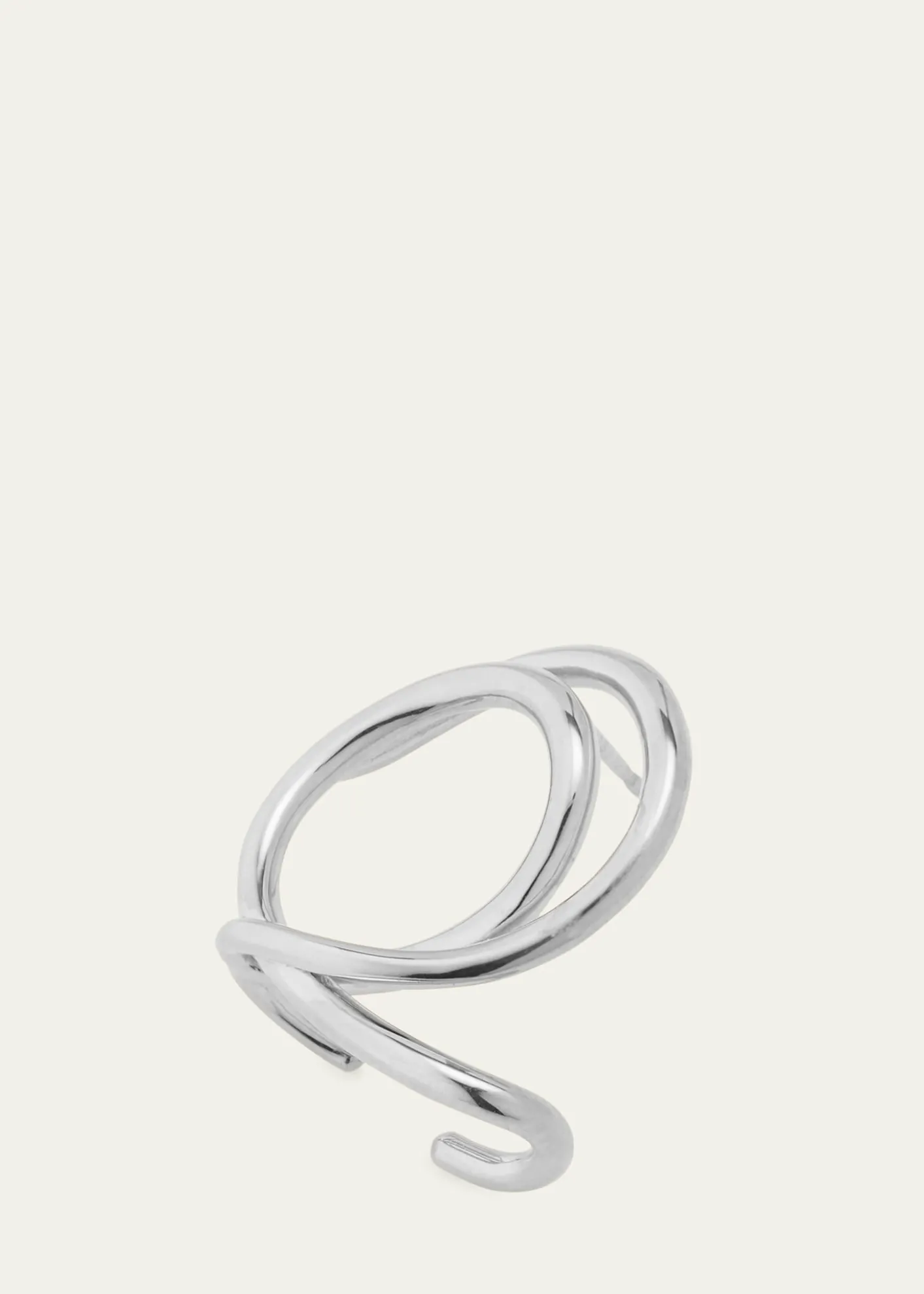Charlotte ChesnaisLasso Earring Silver, Single
