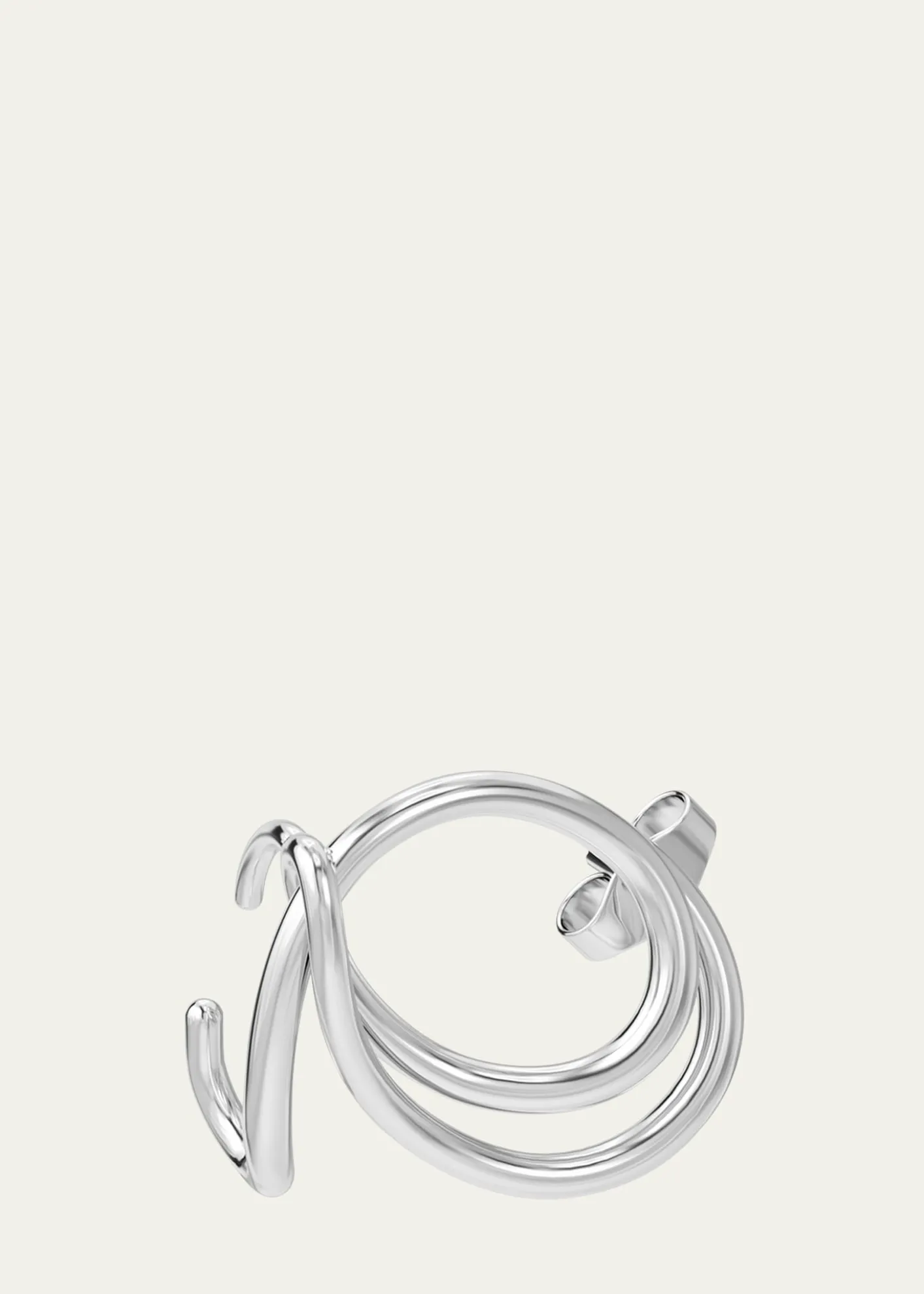 Charlotte ChesnaisLasso Earring Silver, Single