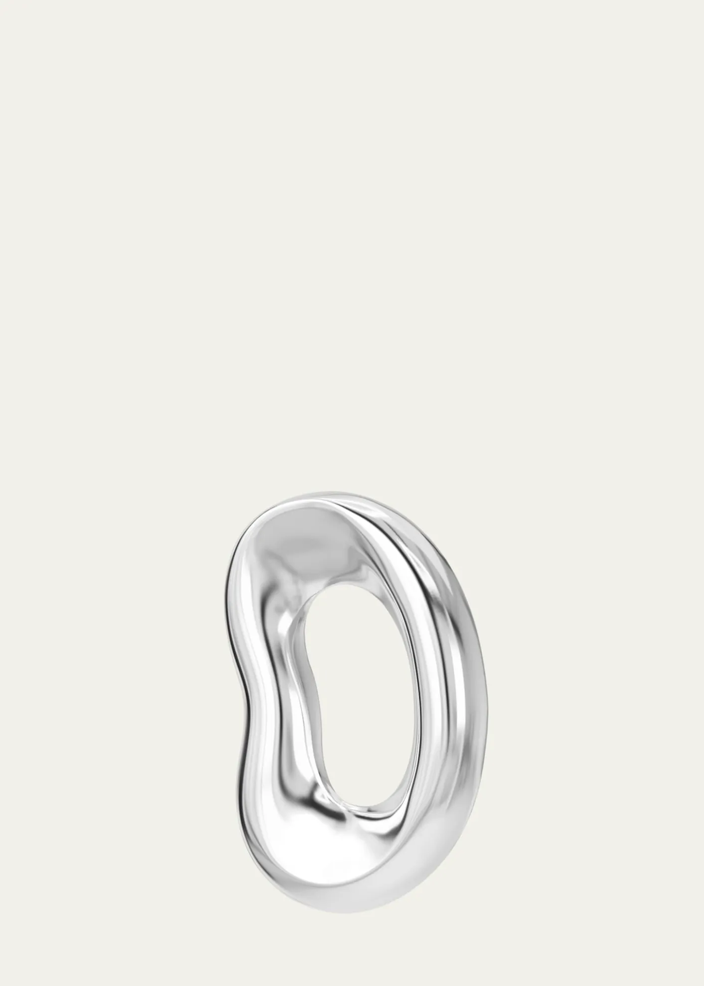 Charlotte ChesnaisShima Earring Silver, Single