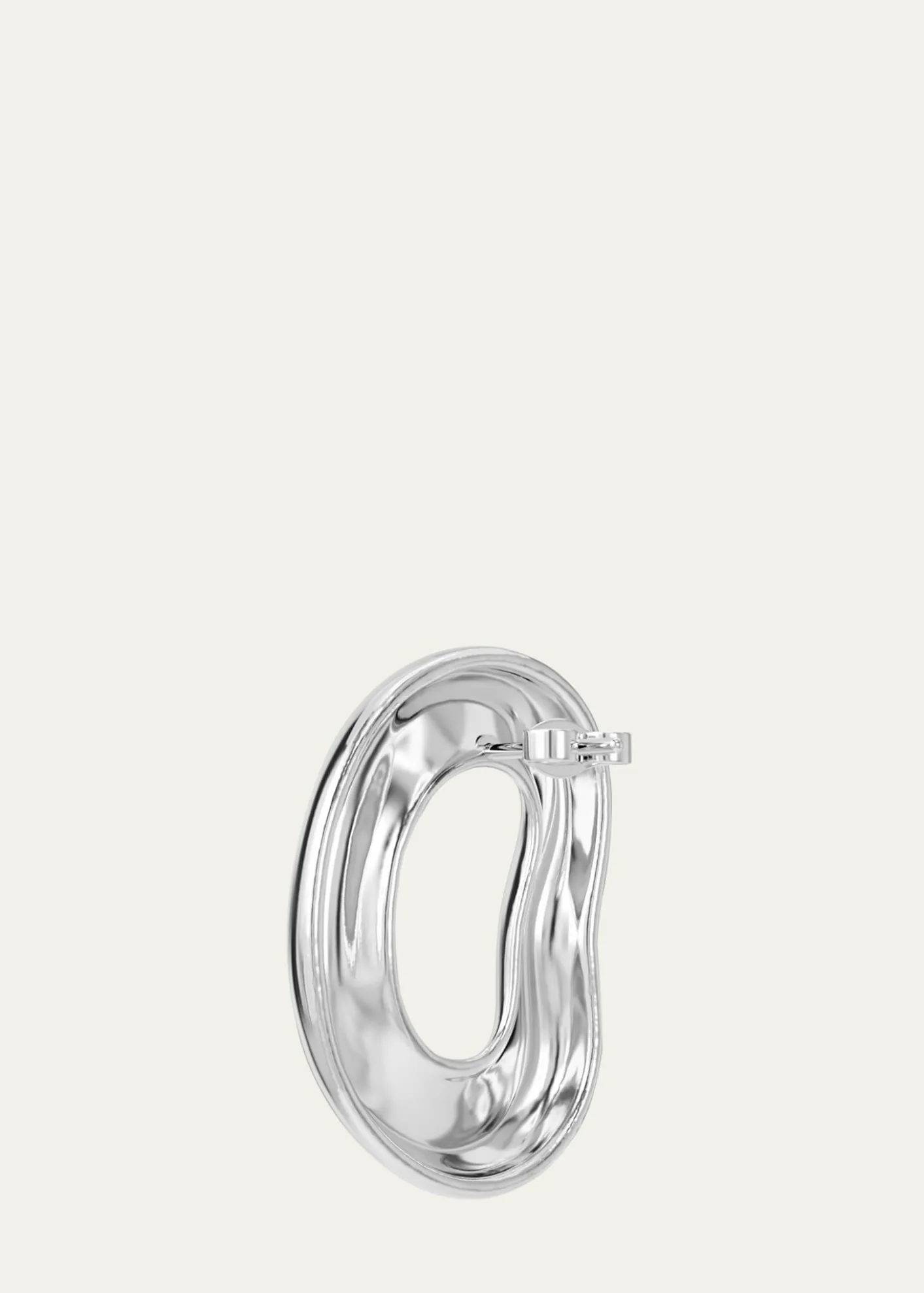 Charlotte ChesnaisShima Earring Silver, Single