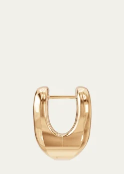 Charlotte ChesnaisShima Hoop Earrings Vermeil