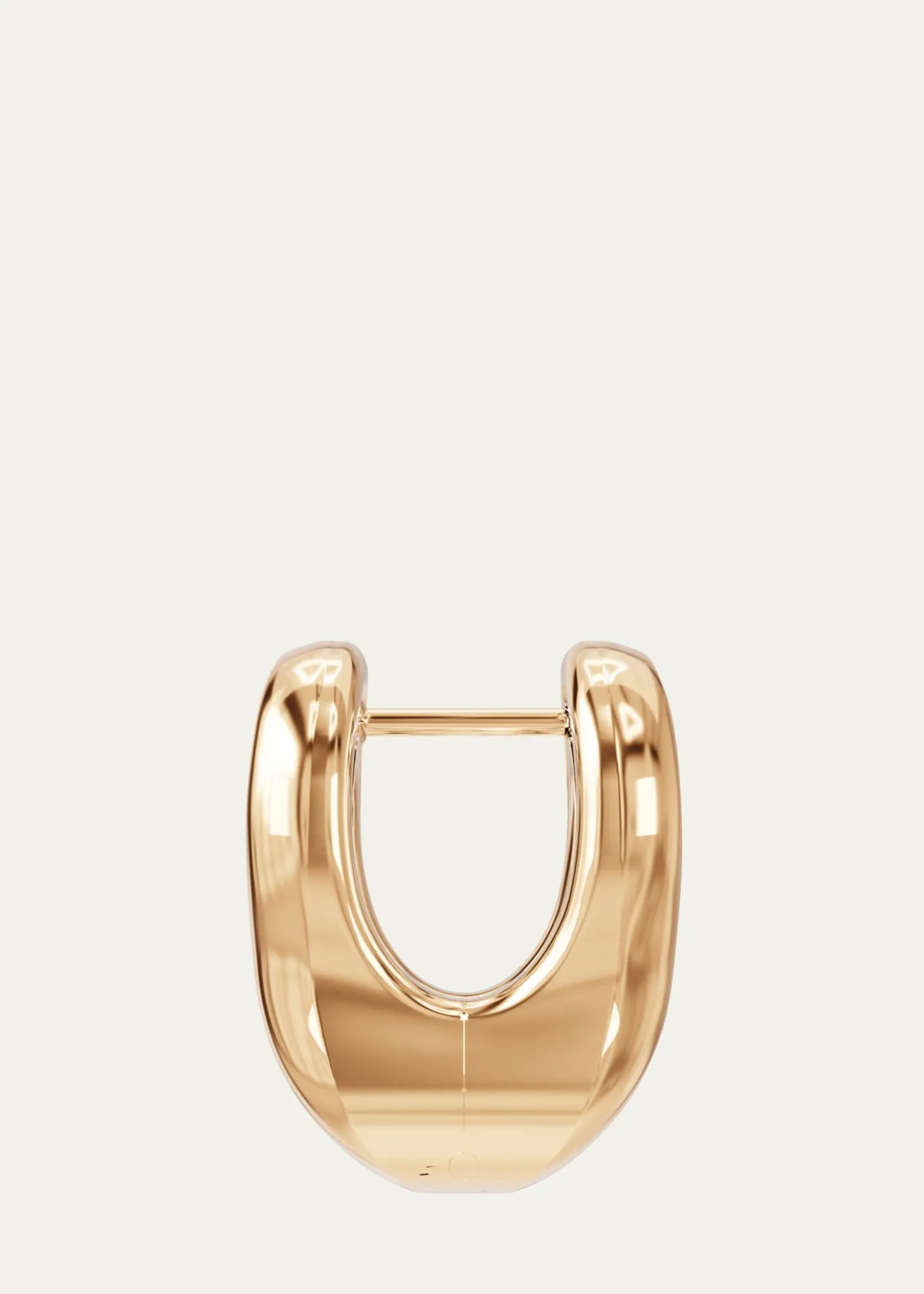 Charlotte ChesnaisShima Hoop Earrings Vermeil