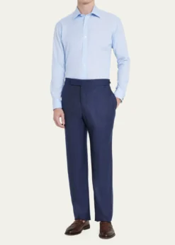 CharvetMen's French Cuff Cotton Dress Shirt