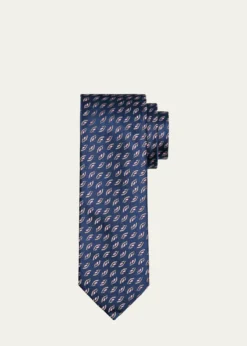 CharvetMen's Petite Bouquet Silk Tie