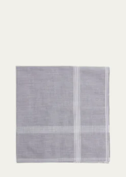 CharvetMen's Cotton Check Handkerchief