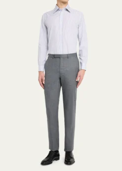 CharvetMen's Cotton Multi-Stripe Sport Shirt