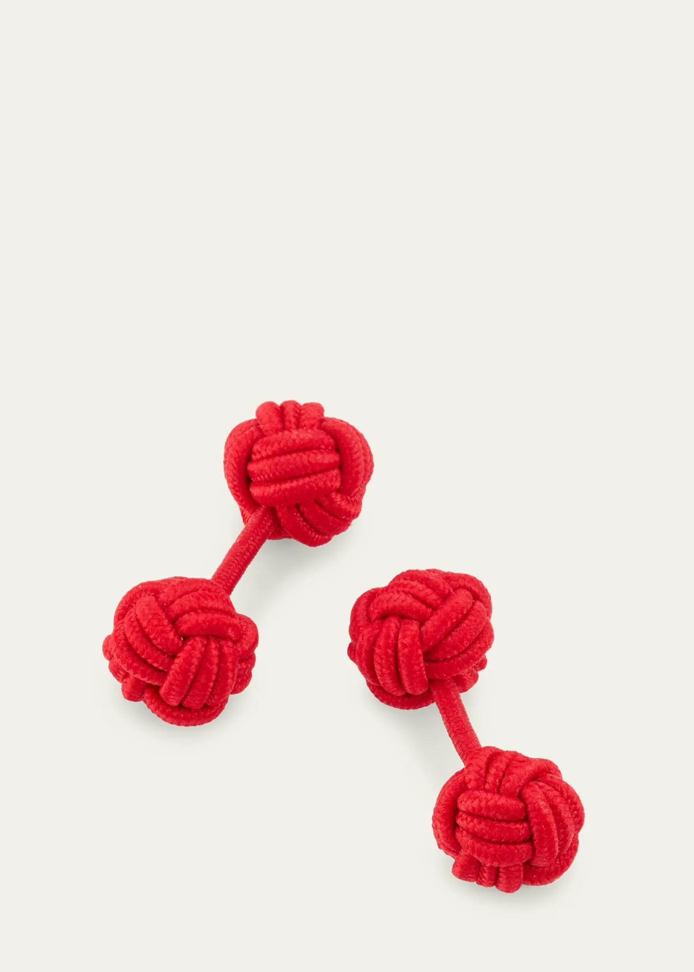 CharvetMen's Knotted Cotton Cufflinks