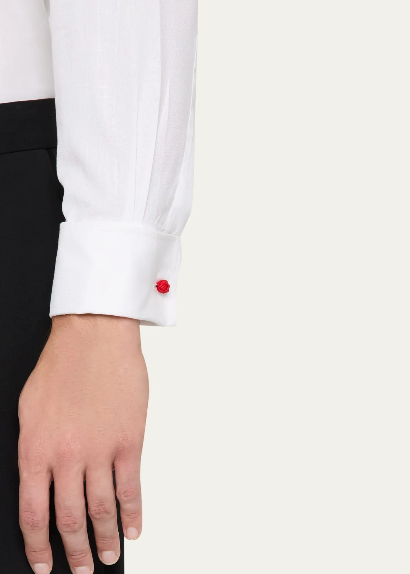 CharvetMen's Knotted Cotton Cufflinks