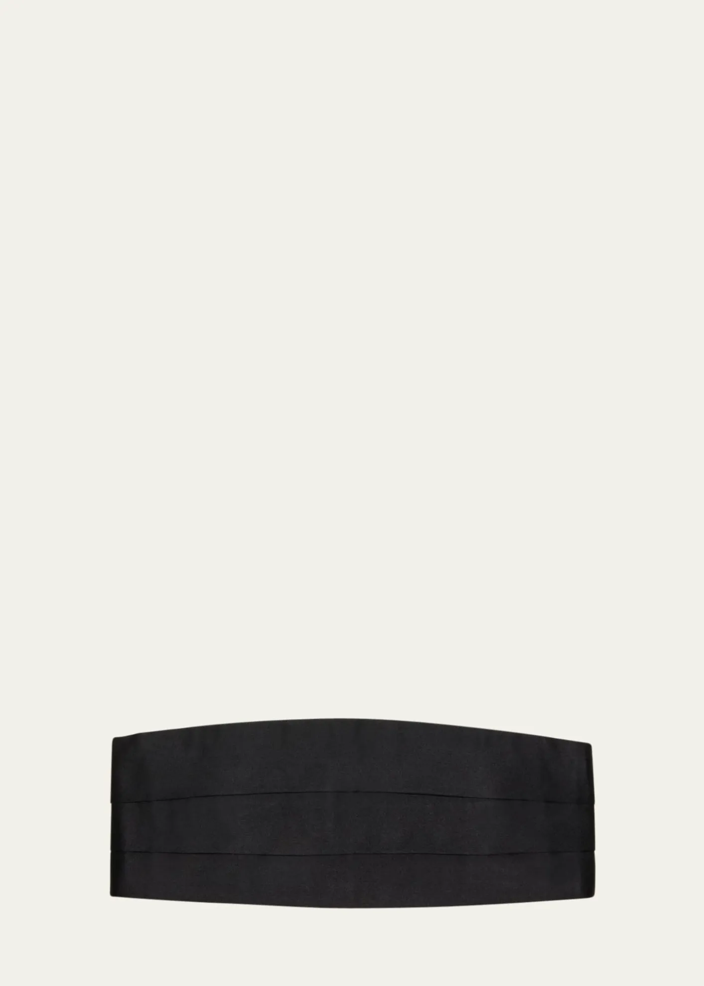 CharvetMen's Satin Pleated Cummerbund